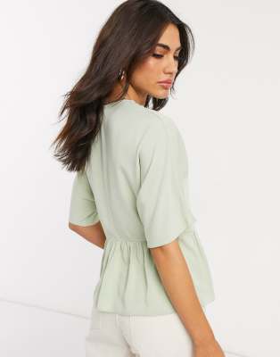 asos peplum top