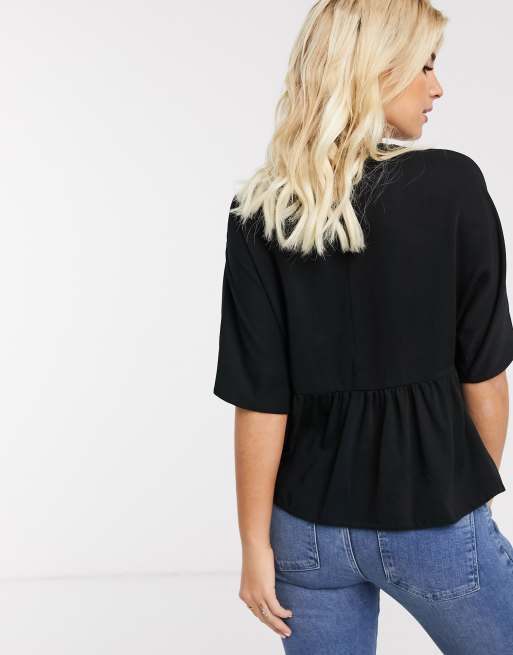 Asos peplum clearance top