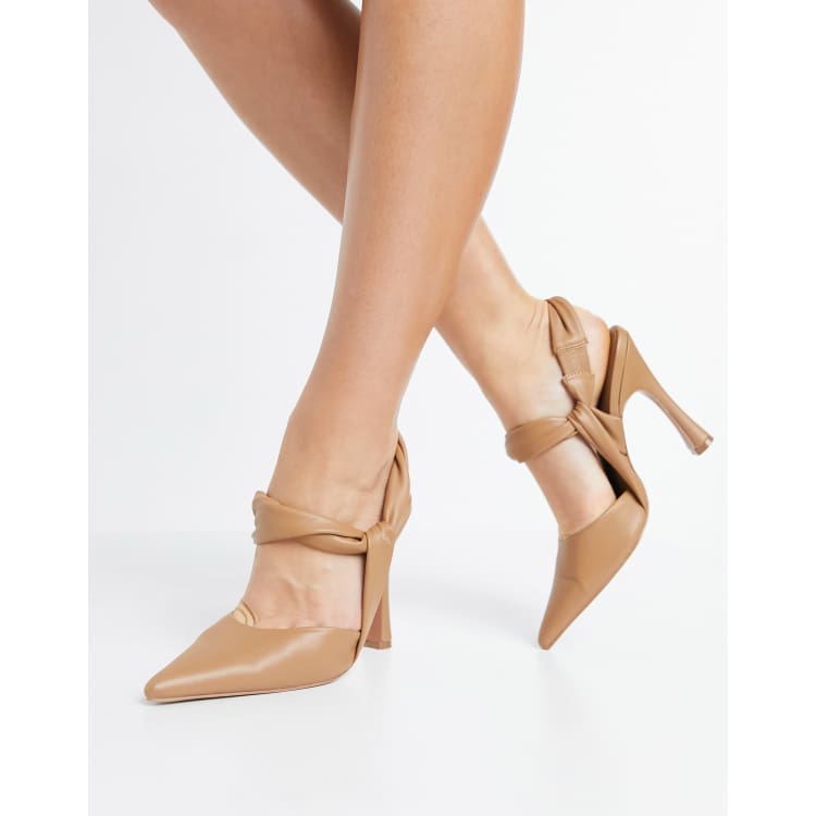 Mamelu knotted slingback pumps sale