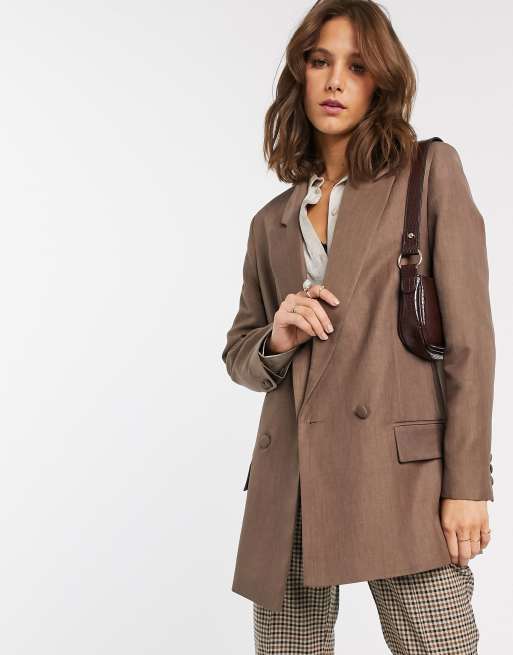 ASOS DESIGN perfect blazer in brown ASOS