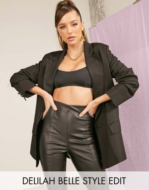 ASOS DESIGN - Perfekt sort blazer