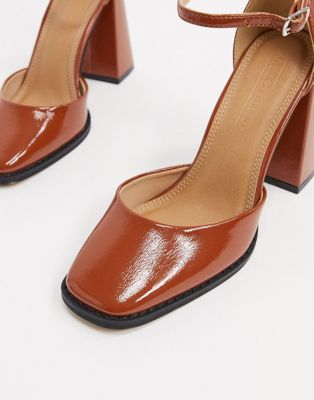 tan shoes heels