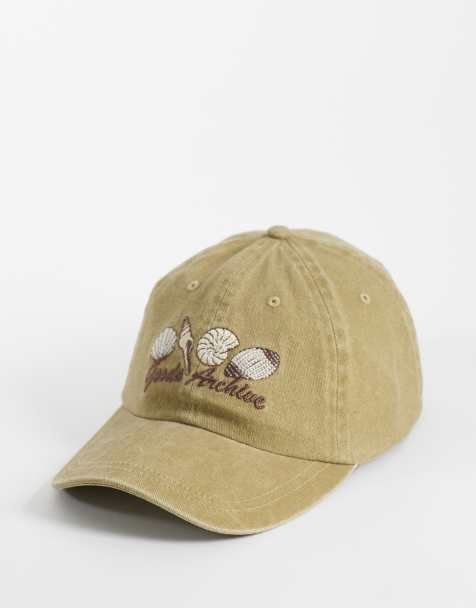 ASOS DESIGN - Pet met geborduurde schelpjes in stone - view 1