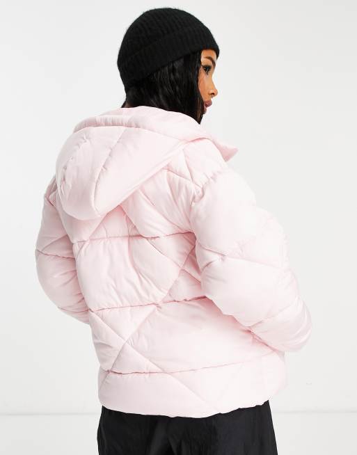 ASOS DESIGN Petite - Babypink vatteret dynejakke, 2 af 4