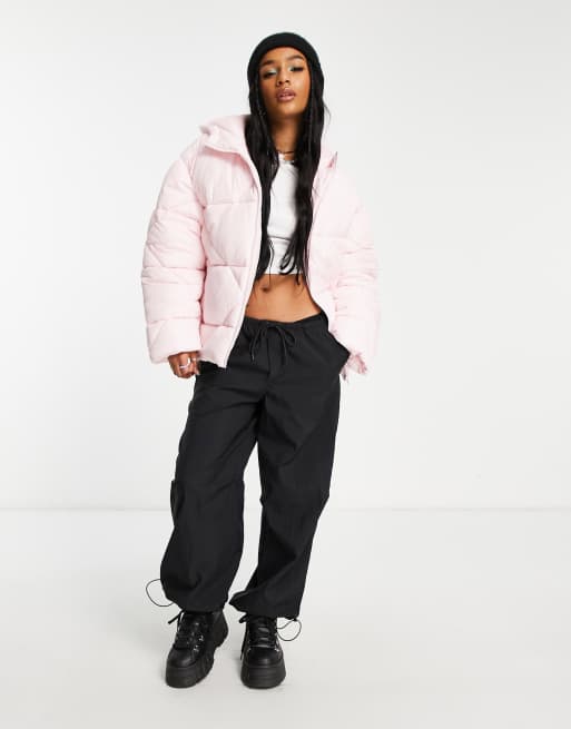 ASOS DESIGN Petite - Babypink vatteret dynejakke, 4 af 4