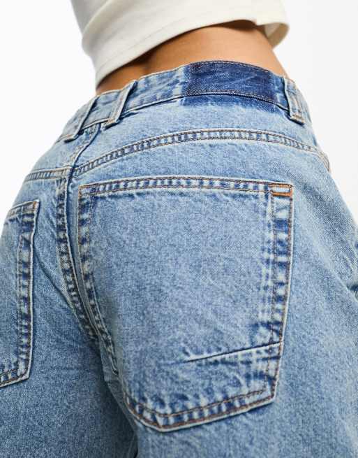 ASOS DESIGN Petite baggy jeans in light blue, 5 of 5