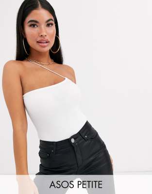 white bandeau bodysuit