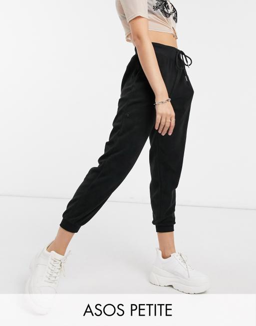 ASOS DESIGN Petite basic sweatpants in black - BLACK