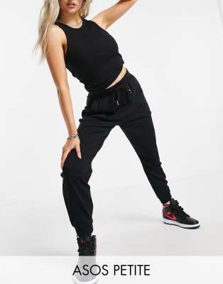 black petite sweatpants