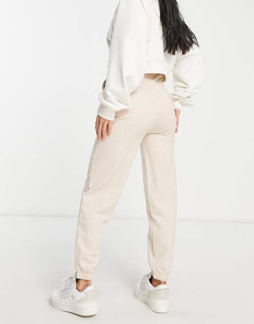 Principal - Petite Wide Leg Joggers in Heather Oat