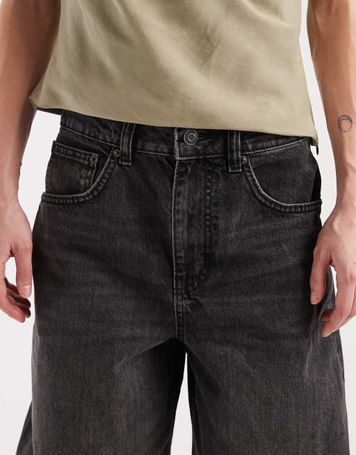 ASOS DESIGN Petite – Blekgrå jeans med hög midja och barrelben, 5 av 5