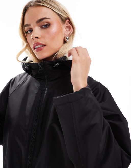 Borg lined raincoat womens on sale