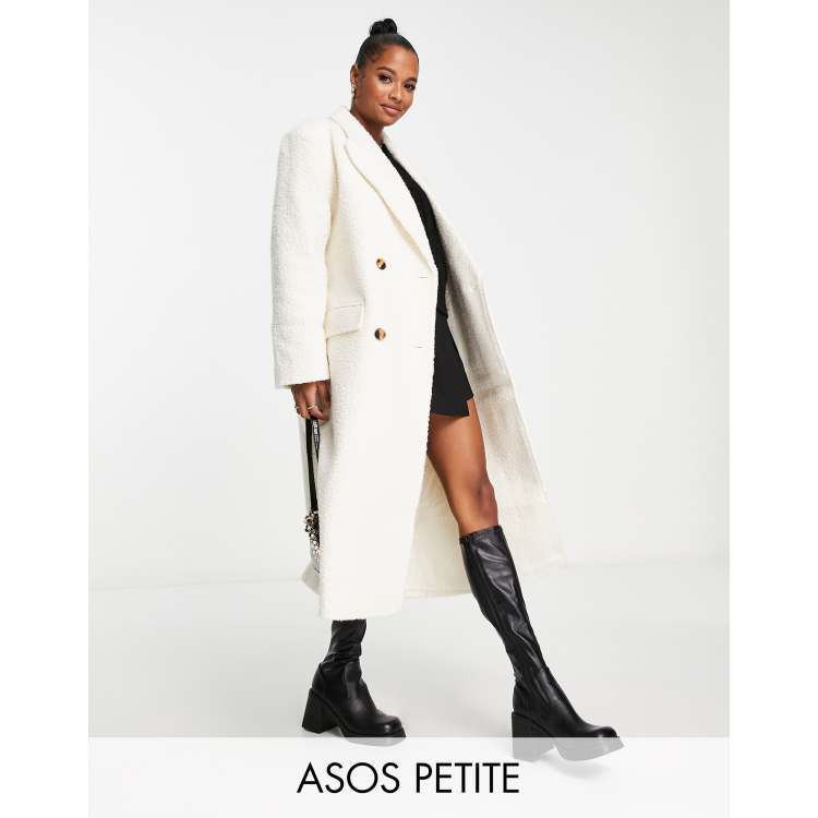 Asos boucle coat sale