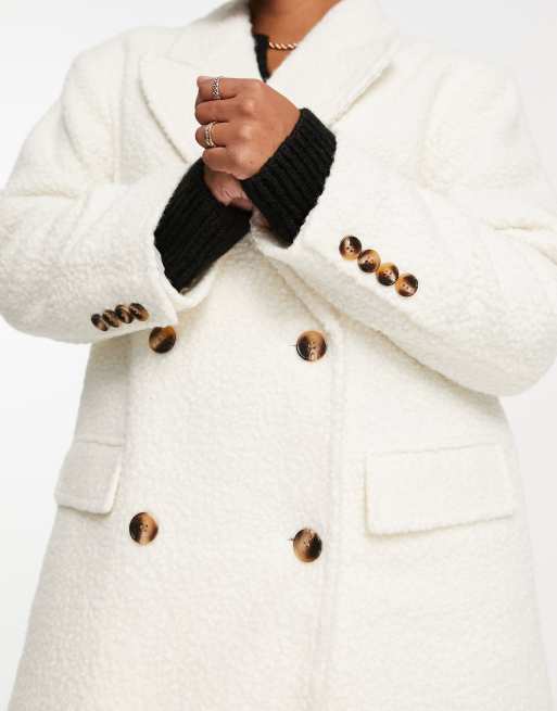 Asos hot sale boucle coat