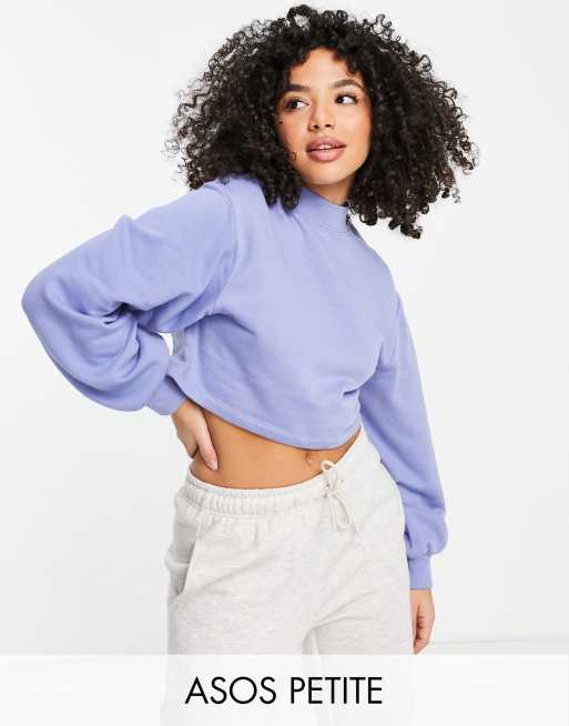 Asos cropped sweatshirt best sale