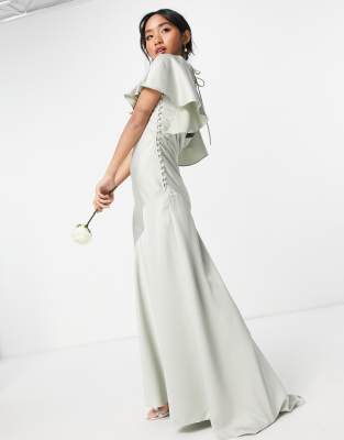 asos design flutter sleeve