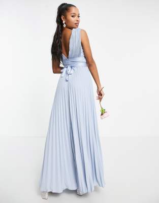 asos light blue bridesmaid dress