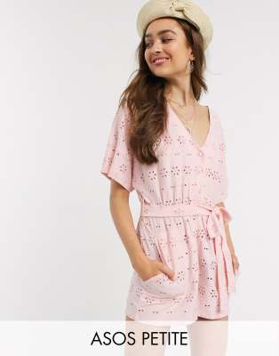 light pink playsuit