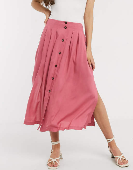 Asos button down skirt sale