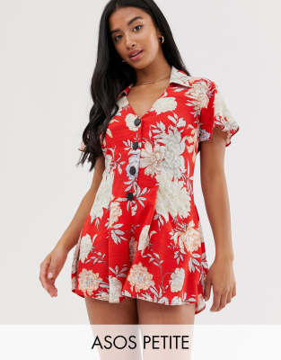 asos petite romper
