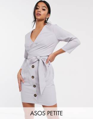 asos wrap around dress