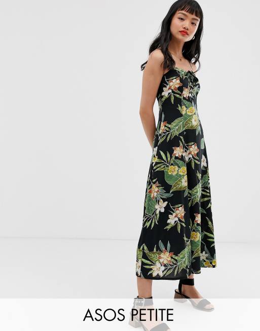 Petite tropical shop maxi dresses