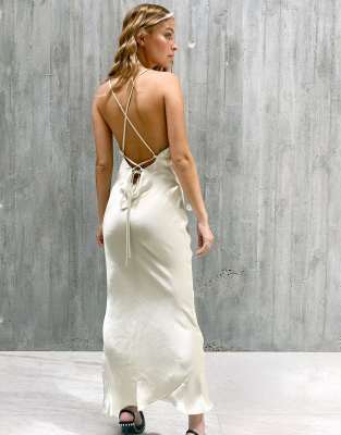 petite maxi slip dress