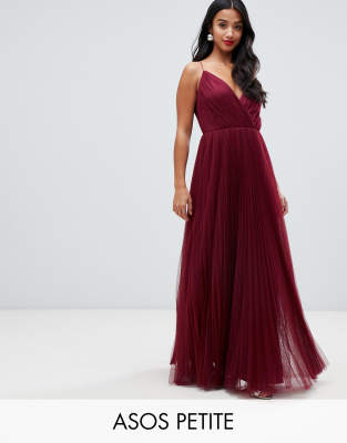 asos oxblood maxi dress