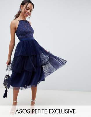 warehouse pleated dress