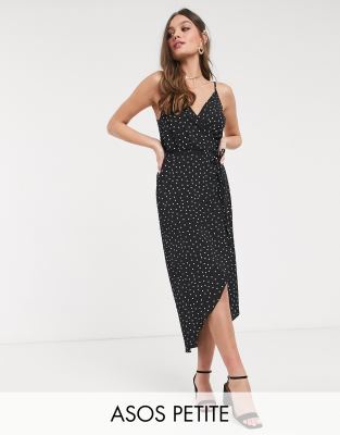 asos design polka dot dress