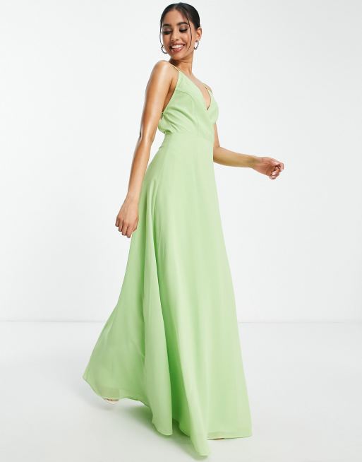 Asos cami clearance wrap maxi dress