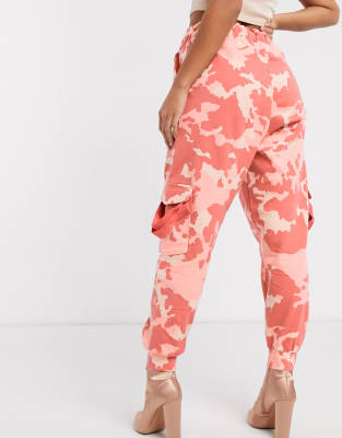 petite camouflage joggers