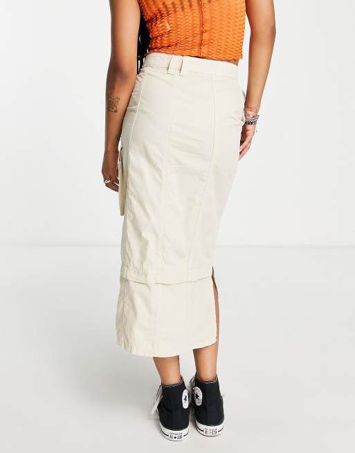 Asos uk petite midi cheap skirt