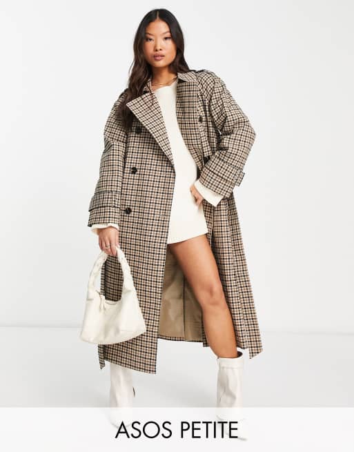 Asos petite trench on sale coat