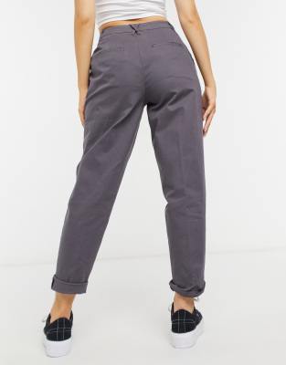 petite grey chinos