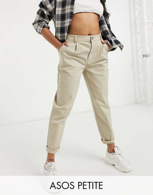 ASOS DESIGN Petite chino pants in stone | ASOS