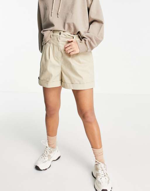 ASOS DESIGN chino short in stone