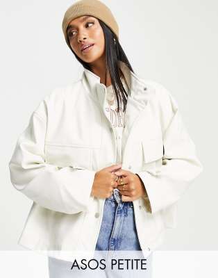 asos white jacket