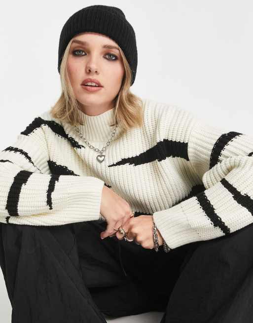 ASOS DESIGN Petite ribbed jumper in fine knit