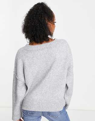 petite v neck jumper