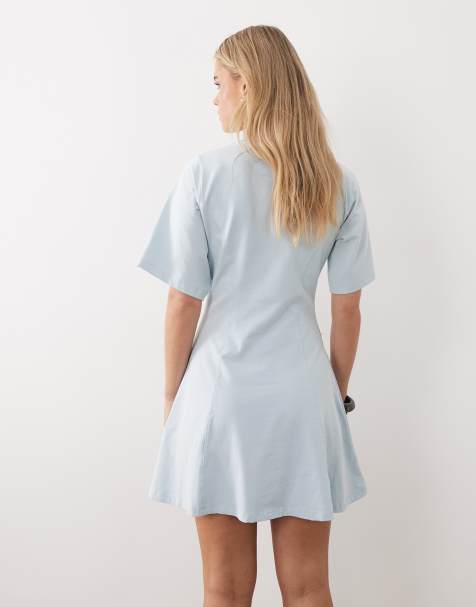 sachin and babi light blue dress Petite Casual Dresses main image 1