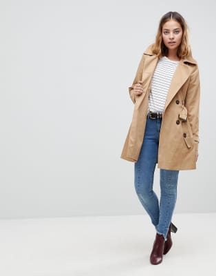 asos design classic trench coat