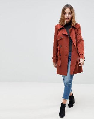 asos design classic trench coat