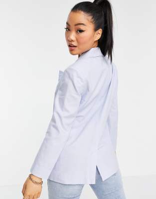 petite linen suit