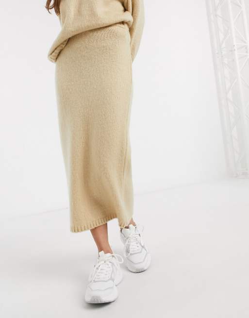 Knit skirt clearance asos