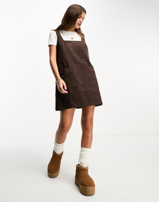 Asos corduroy dress hotsell