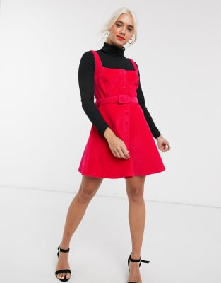 asos raspberry dress