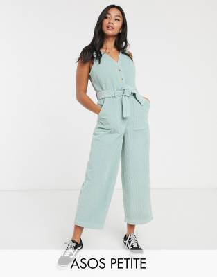 mint green jumpsuit