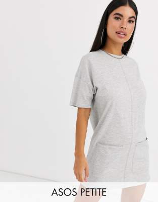 petite cotton t shirt dress