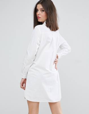 white shirt dress petite